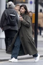 JENNA LOUISE COLEMAN Out for Coffee in London 03/20/2019
