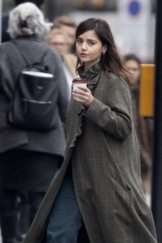 JENNA LOUISE COLEMAN Out for Coffee in London 03/20/2019