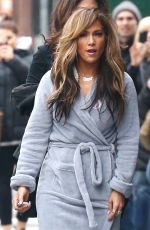 JENNIFER and LYNDA LOPEZ on the Set of Hustlers in New York 03/28/2019