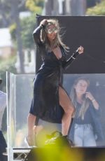 JENNIFER ANISTON on the Set of a Photoshoot in Malibu 03/27/2019