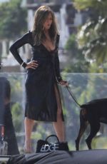 JENNIFER ANISTON on the Set of a Photoshoot in Malibu 03/27/2019