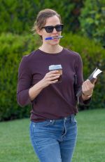 JENNIFER GARNER in Denim Out in Brentwood 03/28/2019