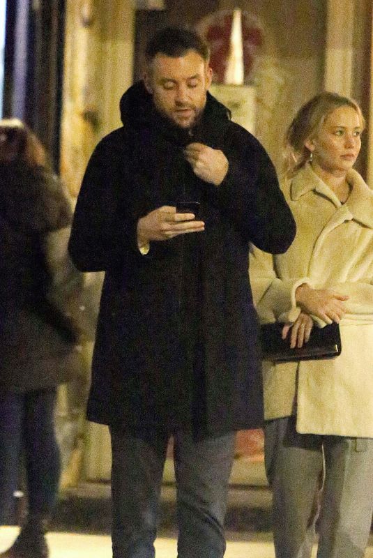 JENNIFER LAWRENCE and Cooke Maroney Night Out in New York 03/09/2019
