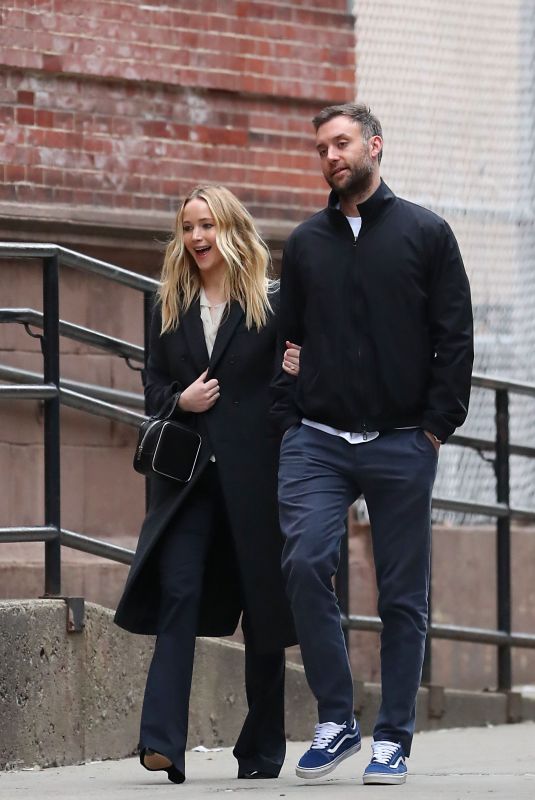 JENNIFER LAWRENCE and Cooke Maroney Out and About in New York 03/25/2019