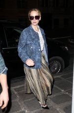 JENNIFER LAWRENCE Arrives at Her Hotel in Paris 02/27/2019
