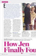JENNIFER LAWRENCE in US Weekly Magazine, April 2019