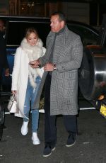 JENNIFER LOPEZ and Alex Rodriguez at Polo Bar in New York 03/17/2019