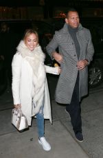 JENNIFER LOPEZ and Alex Rodriguez at Polo Bar in New York 03/17/2019