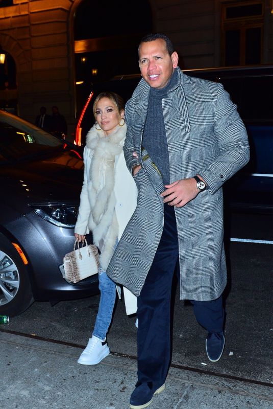 JENNIFER LOPEZ and Alex Rodriguez at Polo Bar in New York 03/17/2019