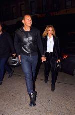 JENNIFER LOPEZ and Alex Rodriguez Out for Dinner in New York 03/16/2019