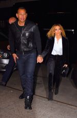 JENNIFER LOPEZ and Alex Rodriguez Out for Dinner in New York 03/16/2019