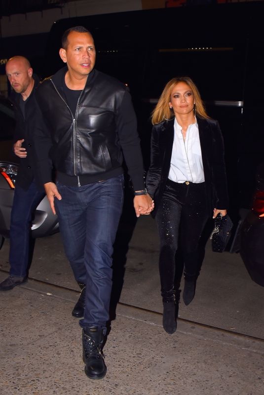 JENNIFER LOPEZ and Alex Rodriguez Out for Dinner in New York 03/16/2019