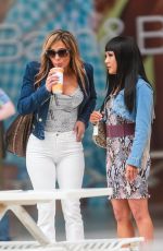 JENNIFER LOPEZ and CONSTANCE WU on the Set of Hustlers in New York 03/26/2019