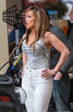 JENNIFER LOPEZ and CONSTANCE WU on the Set of Hustlers in New York 03/26/2019