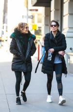 JENNIFER LOPEZ and Her Sister Lynda Heading to a Gym in New York 03/18/2019