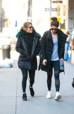 JENNIFER LOPEZ and Her Sister Lynda Heading to a Gym in New York 03/18/2019