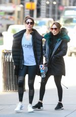 JENNIFER LOPEZ and Her Sister Lynda Heading to a Gym in New York 03/18/2019
