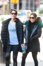 JENNIFER LOPEZ and Her Sister Lynda Heading to a Gym in New York 03/18/2019