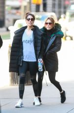 JENNIFER LOPEZ and Her Sister Lynda Heading to a Gym in New York 03/18/2019