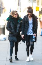 JENNIFER LOPEZ and Her Sister Lynda Heading to a Gym in New York 03/18/2019