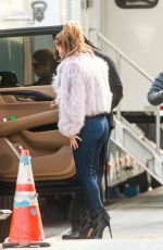JENNIFER LOPEZ onthe Set of Hustlers in New York 03/27/2019