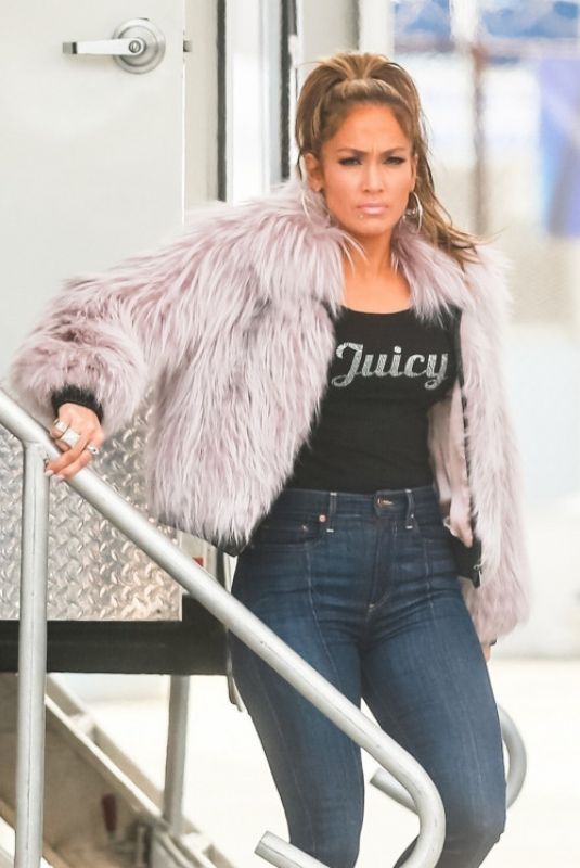 JENNIFER LOPEZ onthe Set of Hustlers in New York 03/27/2019