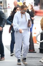 JENNIFER LOPEZ onthe Set of Hustlers in New York 03/28/2019