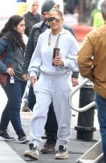 JENNIFER LOPEZ onthe Set of Hustlers in New York 03/28/2019
