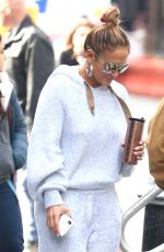 JENNIFER LOPEZ onthe Set of Hustlers in New York 03/28/2019