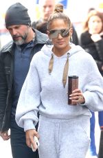 JENNIFER LOPEZ onthe Set of Hustlers in New York 03/28/2019