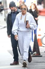 JENNIFER LOPEZ onthe Set of Hustlers in New York 03/28/2019