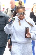 JENNIFER LOPEZ onthe Set of Hustlers in New York 03/28/2019