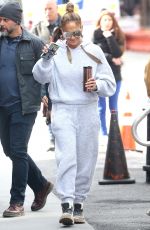 JENNIFER LOPEZ onthe Set of Hustlers in New York 03/28/2019