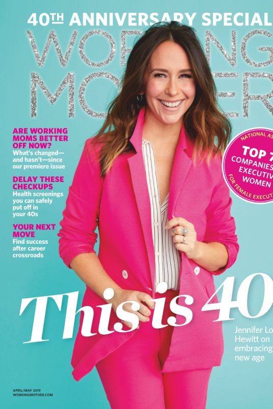 JENNIFER LOVE HEWITT for Working Mother Magazine, April/May 2019