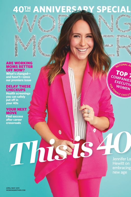 JENNIFER LOVE HEWITT for Working Mother Magazine, April/May 2019