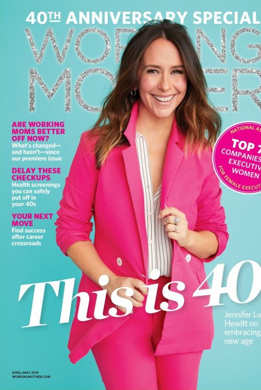 JENNIFER LOVE HEWITT on the Cover of Working Mother Magazine, April/May 2019