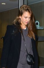 JESSICA ALBA at Los Angeles International Airport 03/29/2019