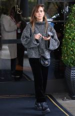 JESSICA ALBA Out for Lunch at Roosevelt Hotel in Los Angeles 03/11/2019