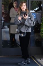 JESSICA ALBA Out for Lunch at Roosevelt Hotel in Los Angeles 03/11/2019