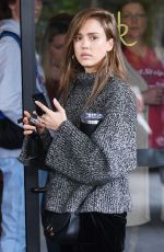 JESSICA ALBA Out for Lunch at Roosevelt Hotel in Los Angeles 03/11/2019