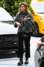 JESSICA ALBA Out for Lunch at Roosevelt Hotel in Los Angeles 03/11/2019
