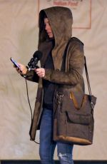 JESSICA BIEL on the Set of Facebook Watch Series Limetown in Vancouver 03/08/2019