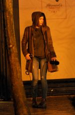 JESSICA BIEL on the Set of Facebook Watch Series Limetown in Vancouver 03/08/2019