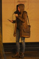 JESSICA BIEL on the Set of Facebook Watch Series Limetown in Vancouver 03/08/2019