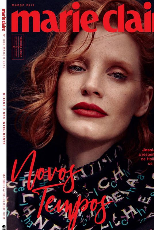 JESSICA CHASTAIN in Marie Claire Magazine, Brasil March 2019