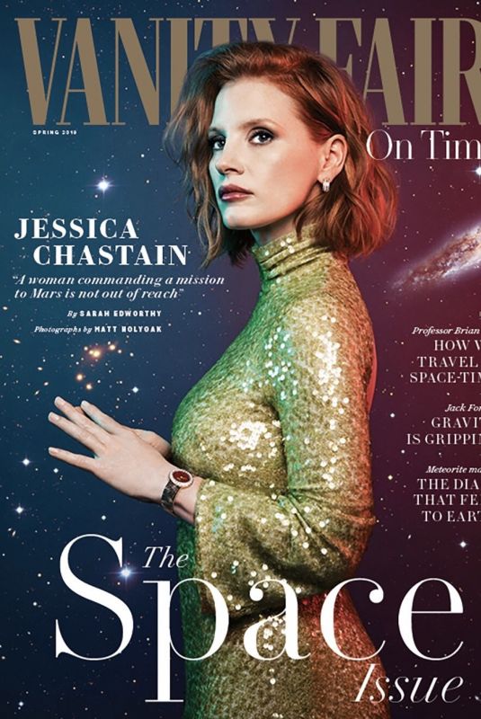 JESSICA CHASTAIN on the Cover of Vanity Fair Magazine, Spring 2019