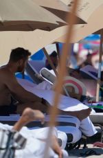 JESSICA LEDON in Bikini at a Beach in Miami 03/13/2019