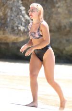 JESSICA WOODLEY in Bikini at a Beach in Barbados 03/04/2019
