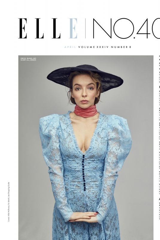 JODIE COMER in Elle Magazine, April 2019
