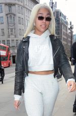 JORDYN WOODS Leaves Her Hotel in London 03/26/2019